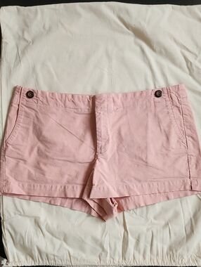 GAP Light Pink High-Rise Cotton Shorts Sz 16